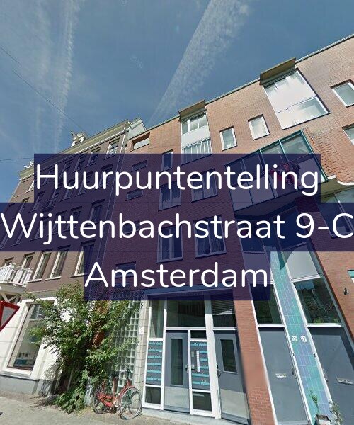 Foto gevel Huurpuntentelling voor Wijttenbachstraat 9-C, Amsterdam