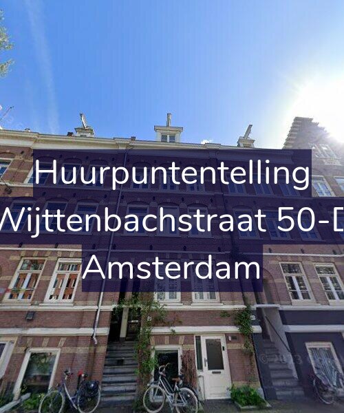 Foto gevel Huurpuntentelling voor Wijttenbachstraat 50-D, Amsterdam