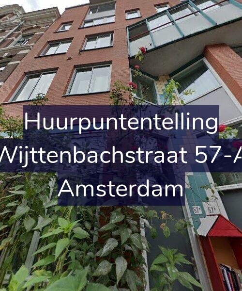 Foto gevel Huurpuntentelling voor Wijttenbachstraat 57-A, Amsterdam