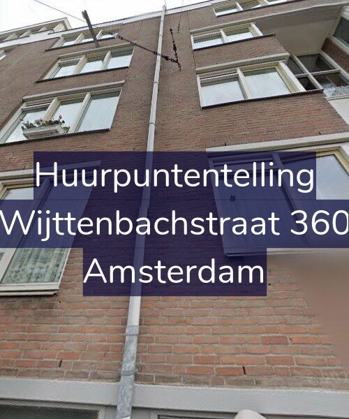 Foto gevel Huurpuntentelling voor Wijttenbachstraat 360, Amsterdam