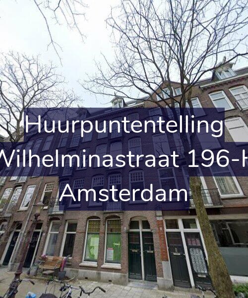 Foto gevel Huurpuntentelling voor Wilhelminastraat 196-H, Amsterdam