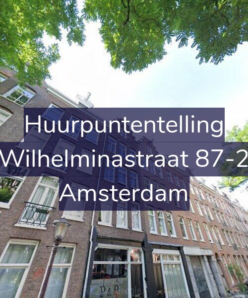 Foto gevel Huurpuntentelling voor Wilhelminastraat 87-2, Amsterdam