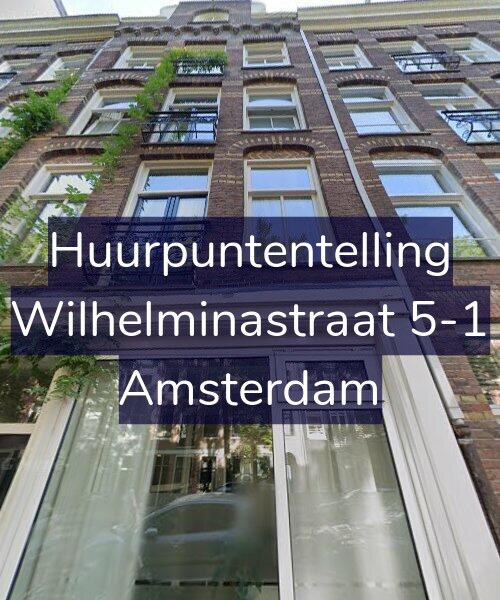 Foto gevel Huurpuntentelling voor Wilhelminastraat 5-1, Amsterdam