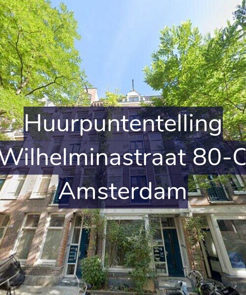 Foto gevel Huurpuntentelling voor Wilhelminastraat 80-C, Amsterdam