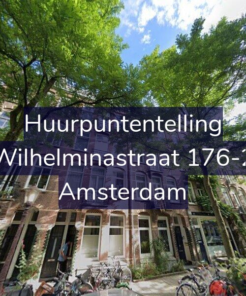 Foto gevel Huurpuntentelling voor Wilhelminastraat 176-2, Amsterdam