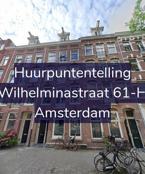 Foto gevel Huurpuntentelling voor Wilhelminastraat 61-H, Amsterdam