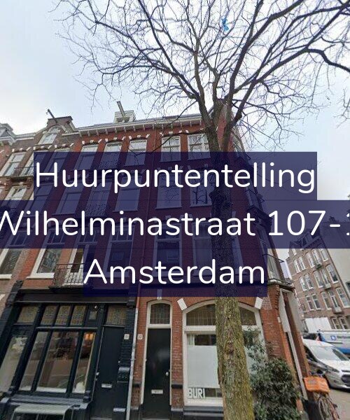 Foto gevel Huurpuntentelling voor Wilhelminastraat 107-1, Amsterdam