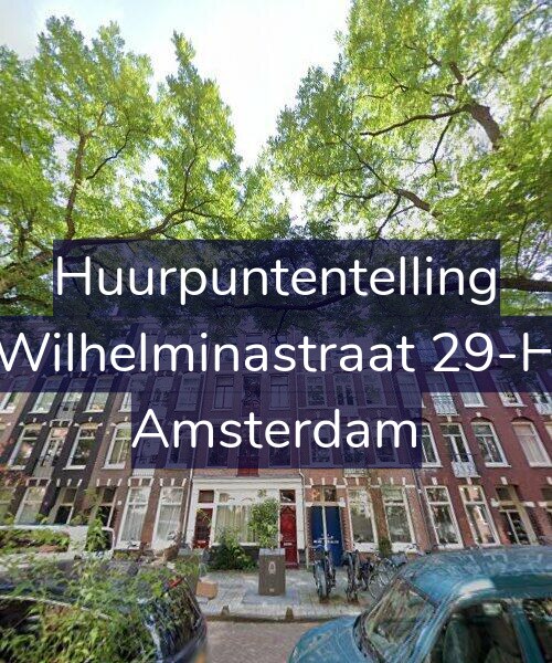 Foto gevel Huurpuntentelling voor Wilhelminastraat 29-H, Amsterdam