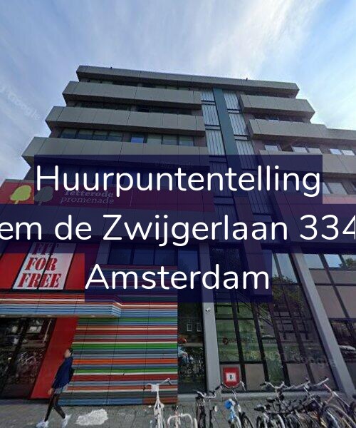 Foto gevel Huurpuntentelling voor Willem de Zwijgerlaan 334-D8, Amsterdam