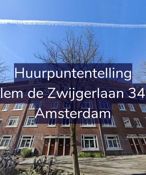 Foto gevel Huurpuntentelling voor Willem de Zwijgerlaan 347-3, Amsterdam