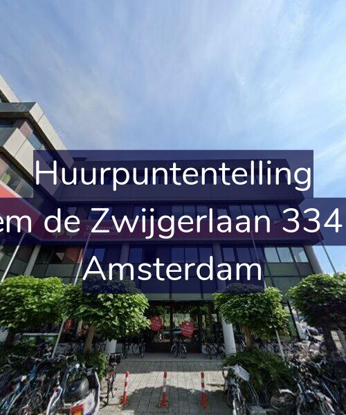 Foto gevel Huurpuntentelling voor Willem de Zwijgerlaan 334-B19, Amsterdam
