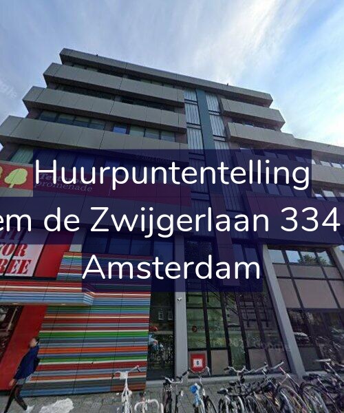 Foto gevel Huurpuntentelling voor Willem de Zwijgerlaan 334-C29, Amsterdam