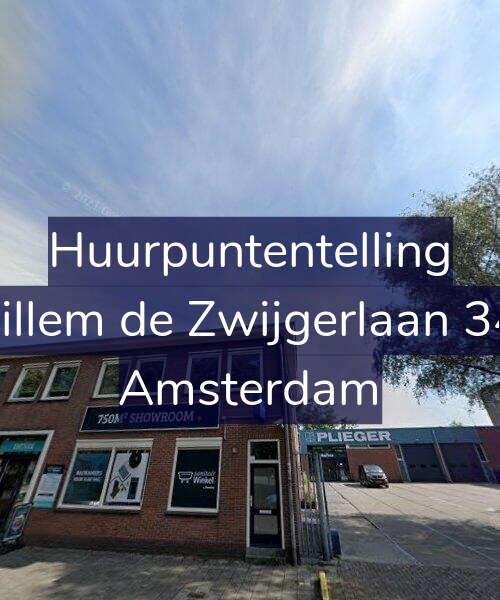 Foto gevel Huurpuntentelling voor Willem de Zwijgerlaan 342, Amsterdam