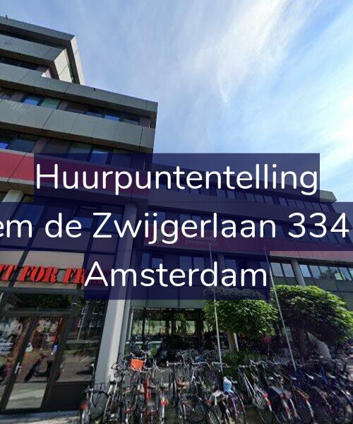 Foto gevel Huurpuntentelling voor Willem de Zwijgerlaan 334-B20, Amsterdam