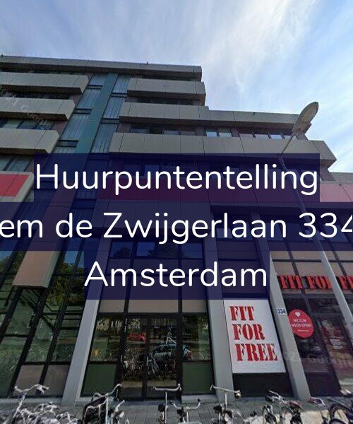 Foto gevel Huurpuntentelling voor Willem de Zwijgerlaan 334-B3, Amsterdam