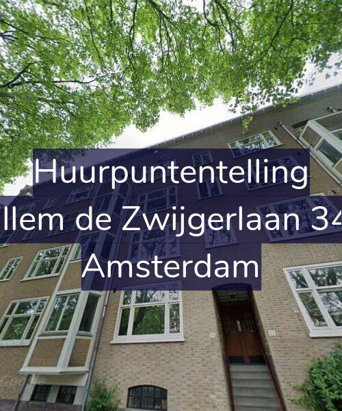 Foto gevel Huurpuntentelling voor Willem de Zwijgerlaan 34-2, Amsterdam