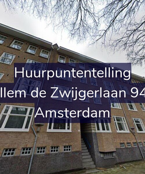 Foto gevel Huurpuntentelling voor Willem de Zwijgerlaan 94-H, Amsterdam