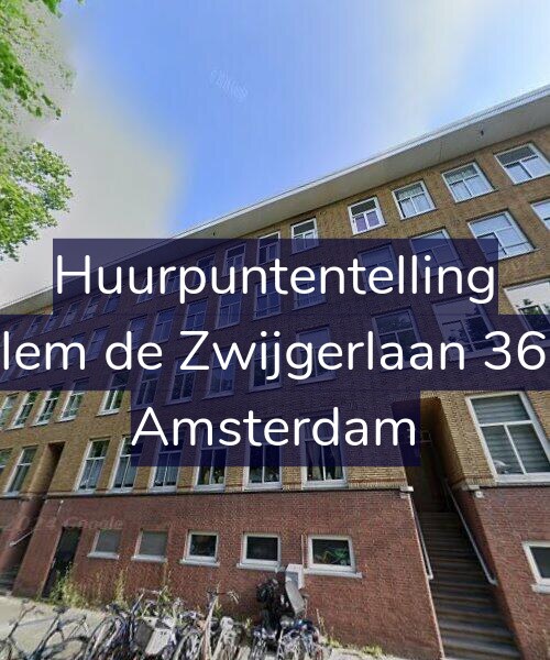 Foto gevel Huurpuntentelling voor Willem de Zwijgerlaan 366-1, Amsterdam