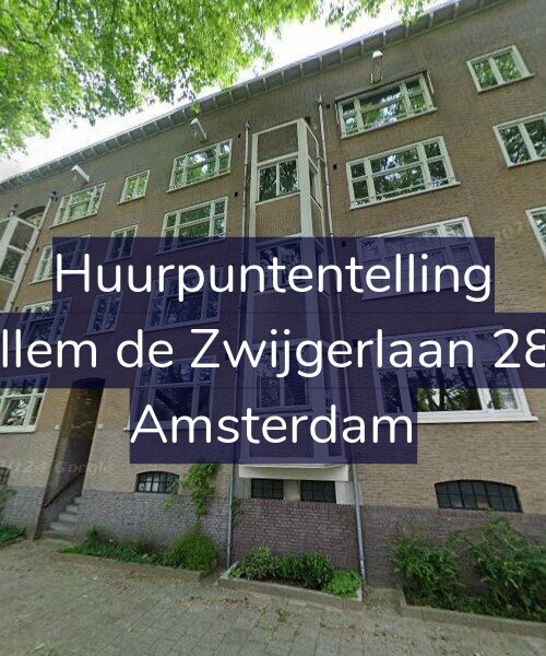Foto gevel Huurpuntentelling voor Willem de Zwijgerlaan 28-H, Amsterdam