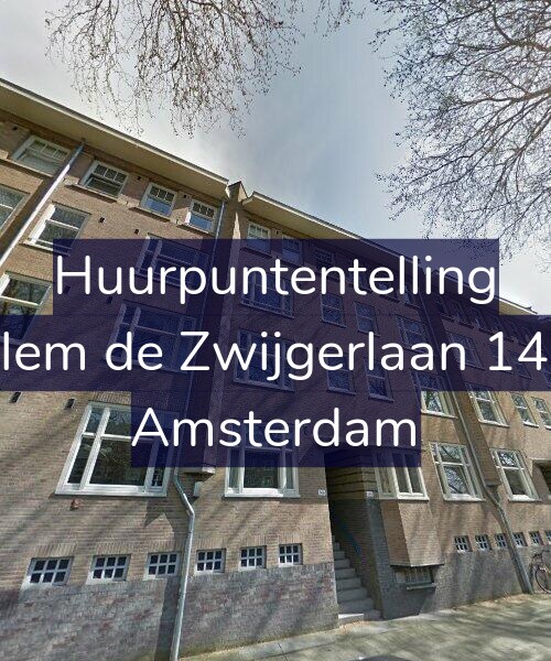 Foto gevel Huurpuntentelling voor Willem de Zwijgerlaan 146-3, Amsterdam