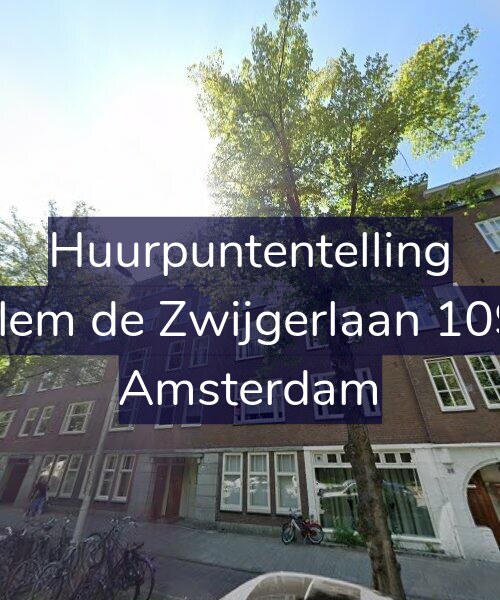 Foto gevel Huurpuntentelling voor Willem de Zwijgerlaan 109-H, Amsterdam