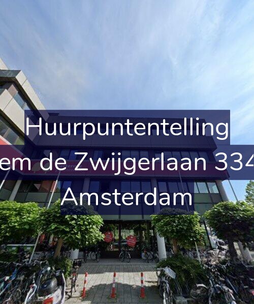 Foto gevel Huurpuntentelling voor Willem de Zwijgerlaan 334-B9, Amsterdam