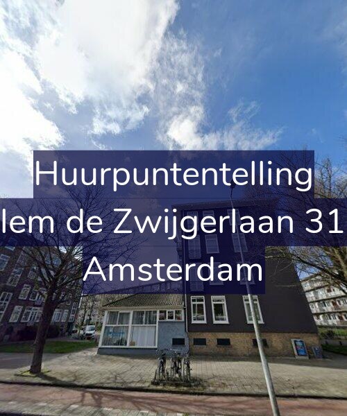 Foto gevel Huurpuntentelling voor Willem de Zwijgerlaan 319-2, Amsterdam