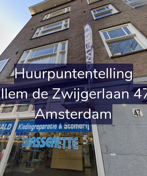 Foto gevel Huurpuntentelling voor Willem de Zwijgerlaan 47-3, Amsterdam