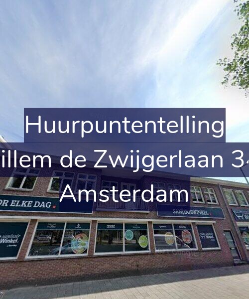 Foto gevel Huurpuntentelling voor Willem de Zwijgerlaan 346, Amsterdam