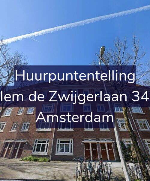 Foto gevel Huurpuntentelling voor Willem de Zwijgerlaan 349-1, Amsterdam