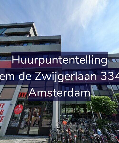 Foto gevel Huurpuntentelling voor Willem de Zwijgerlaan 334-B6, Amsterdam