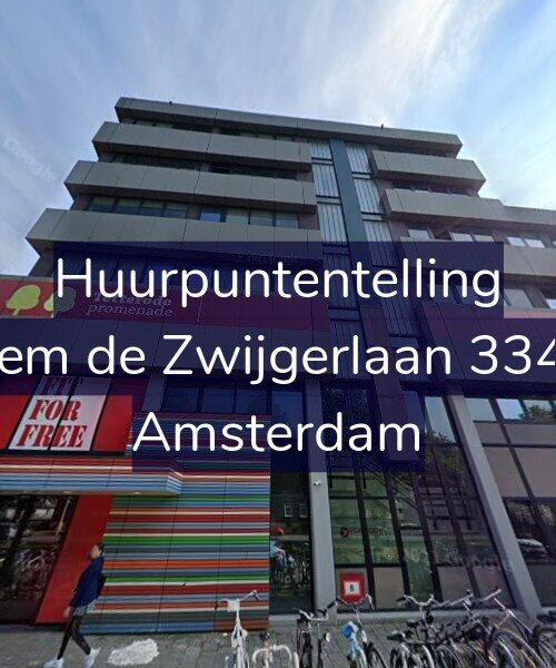 Foto gevel Huurpuntentelling voor Willem de Zwijgerlaan 334-C9, Amsterdam
