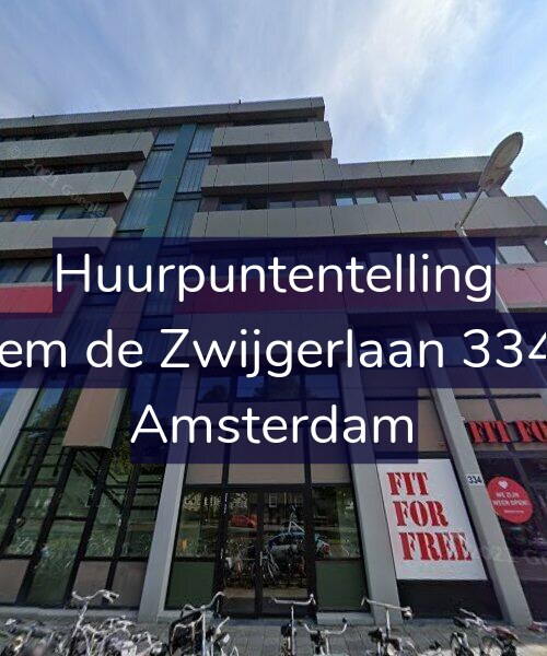Foto gevel Huurpuntentelling voor Willem de Zwijgerlaan 334-B1, Amsterdam