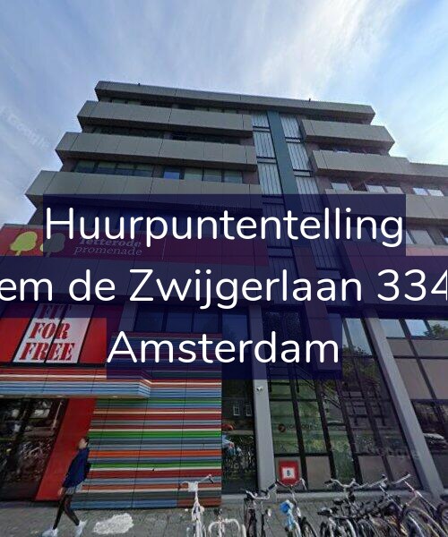 Foto gevel Huurpuntentelling voor Willem de Zwijgerlaan 334-D4, Amsterdam