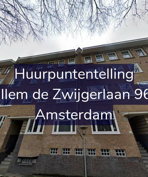 Foto gevel Huurpuntentelling voor Willem de Zwijgerlaan 96-2, Amsterdam