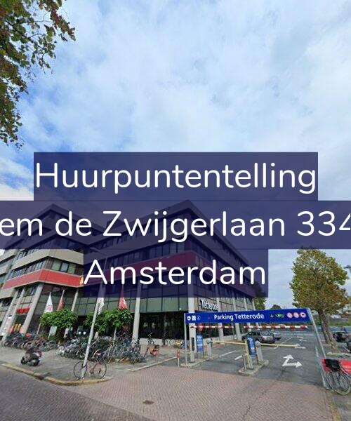 Foto gevel Huurpuntentelling voor Willem de Zwijgerlaan 334-B4, Amsterdam