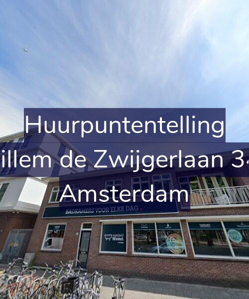 Foto gevel Huurpuntentelling voor Willem de Zwijgerlaan 348, Amsterdam