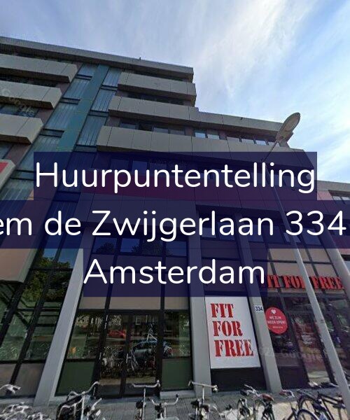 Foto gevel Huurpuntentelling voor Willem de Zwijgerlaan 334-B23, Amsterdam