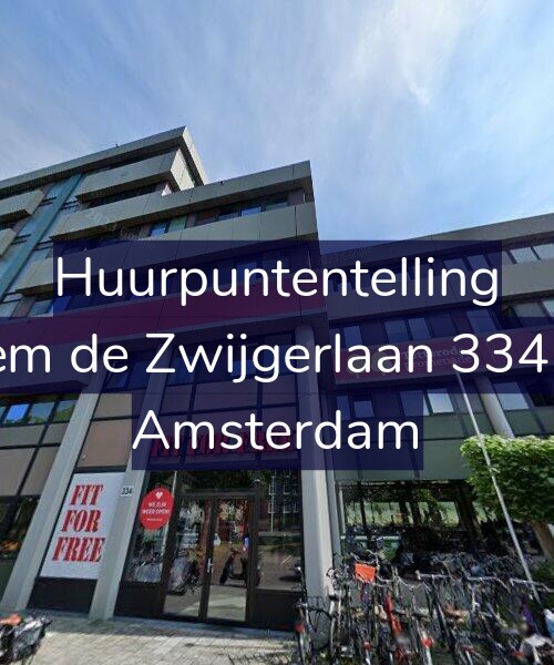Foto gevel Huurpuntentelling voor Willem de Zwijgerlaan 334-B21, Amsterdam