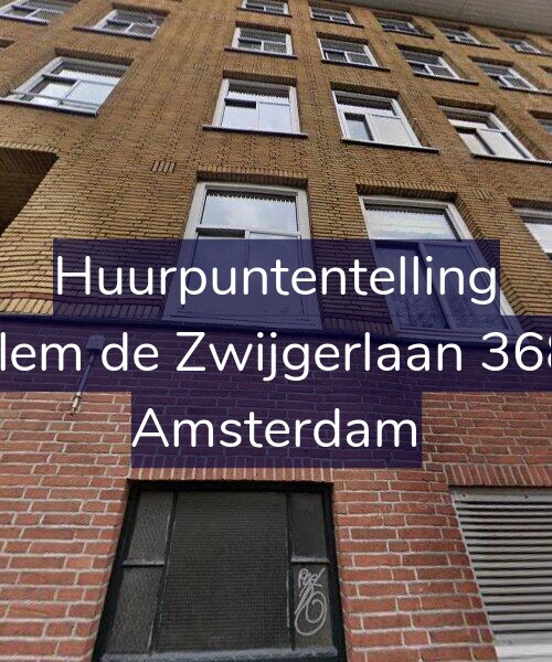 Foto gevel Huurpuntentelling voor Willem de Zwijgerlaan 368-H, Amsterdam