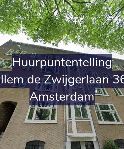 Foto gevel Huurpuntentelling voor Willem de Zwijgerlaan 36-2, Amsterdam