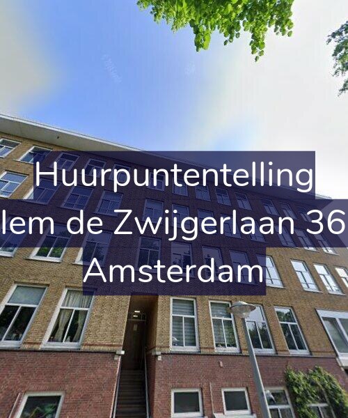 Foto gevel Huurpuntentelling voor Willem de Zwijgerlaan 364-3, Amsterdam