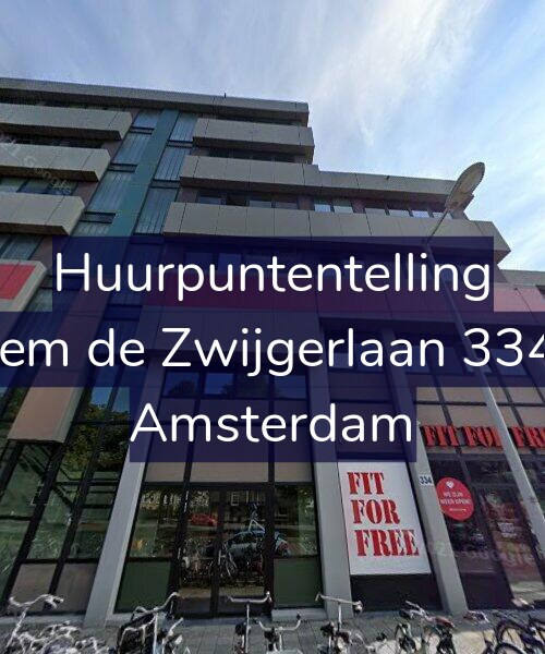 Foto gevel Huurpuntentelling voor Willem de Zwijgerlaan 334-E2, Amsterdam