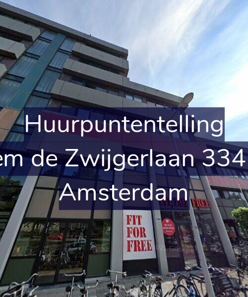 Foto gevel Huurpuntentelling voor Willem de Zwijgerlaan 334-B22, Amsterdam