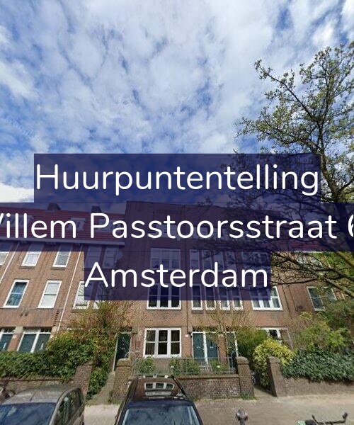Foto gevel Huurpuntentelling voor Willem Passtoorsstraat 61, Amsterdam