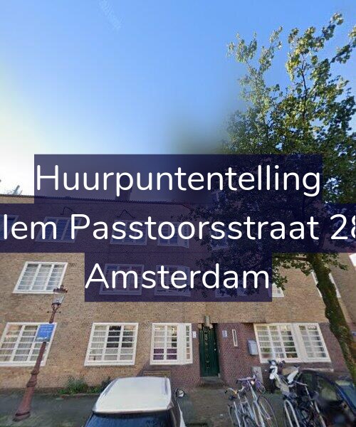 Foto gevel Huurpuntentelling voor Willem Passtoorsstraat 28-C, Amsterdam