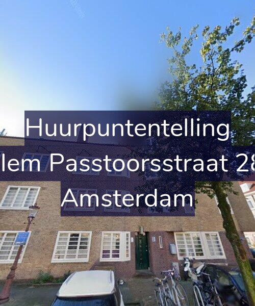 Foto gevel Huurpuntentelling voor Willem Passtoorsstraat 28-A, Amsterdam