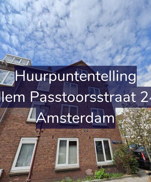 Foto gevel Huurpuntentelling voor Willem Passtoorsstraat 24-1, Amsterdam