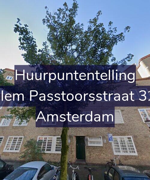 Foto gevel Huurpuntentelling voor Willem Passtoorsstraat 32-C, Amsterdam
