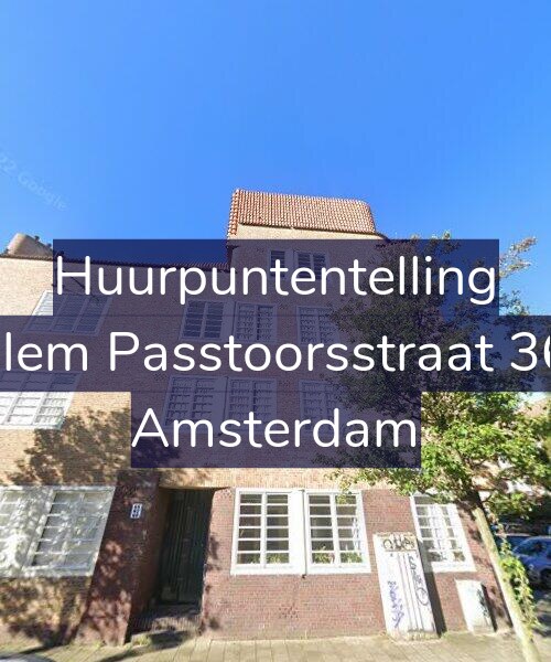 Foto gevel Huurpuntentelling voor Willem Passtoorsstraat 36-B, Amsterdam